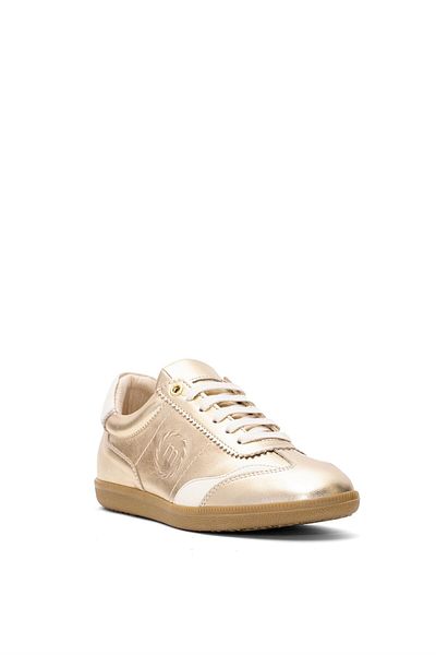 Mammamia Tenis clasic de damă din piele naturală de culoare aurie D25YA-550