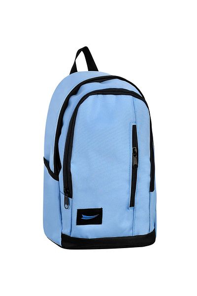 EmFa Blue Plain Sports Backpack