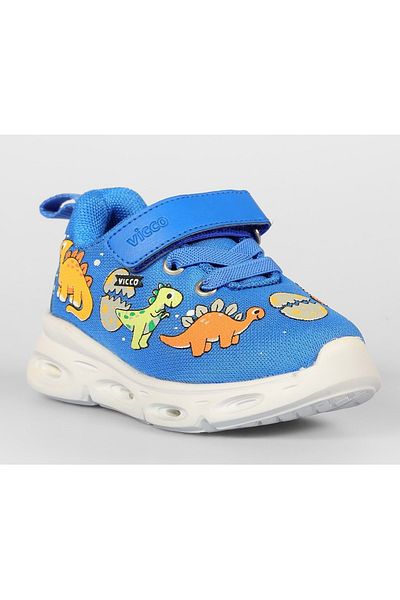 Vicco Dino Lighted Orthopedic Children's Sports Shoes Blue