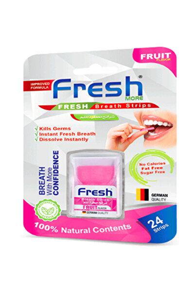 Fresh شرائح معطرة للفم  مور بنكهة الفروت من فريش 24 شريحة