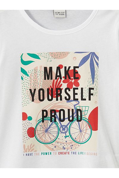 LC Waikiki Νέα σεζόν Crew Neck Girl's Tisort - S5EV97Z4