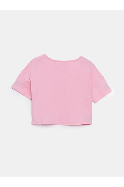 LC Waikiki Νέα σεζόν Crew Neck Girl's Crop Tisort - S5FB38Z4
