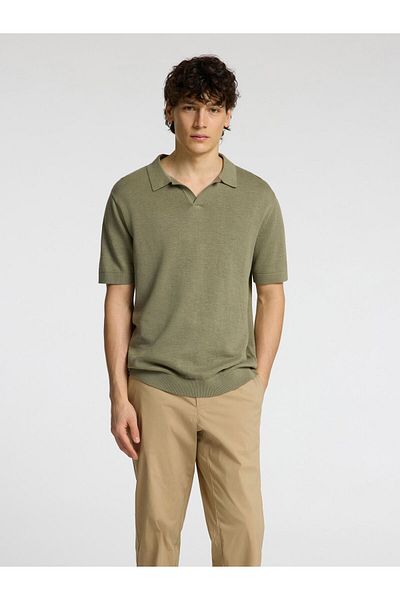 Selected Homme Polohemd aus Strick Kurzarm