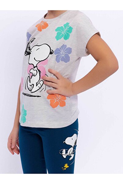 SNOOPY Licensed Beige Girl's Tights Set