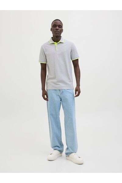 Jack & Jones Poloshirt Einfarbig Hemdkragen Poloshirt