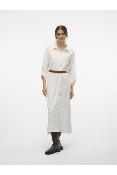 Vero Moda Kleid VMBECCA Langes Kleid