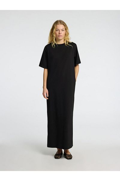 Selected Femme Kleid mit kurzen Ärmeln Maxi
