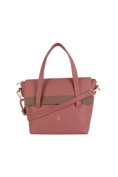 Baggit Womens Lxe Truitt Satchel Bag- Blue | Modern Design Stylish Hand Bag For Women