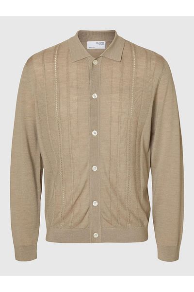 Selected Homme Strickjacke 100% Merinowoll