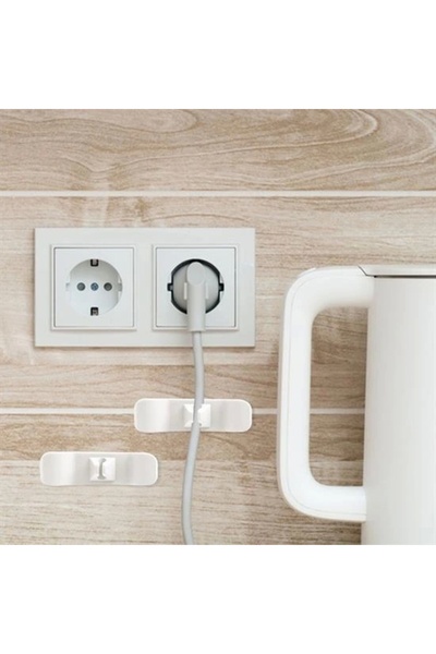 shopwave 6 &amp; # 39; Practical Cable Collector Adhesive Clip Kitchen Air Fryer Kettle Coffee Toaster (