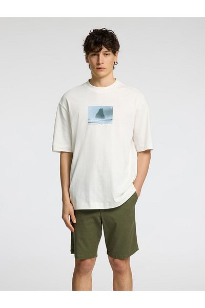 Selected Homme T-Shirt mit Rundhalsausschnitt Print