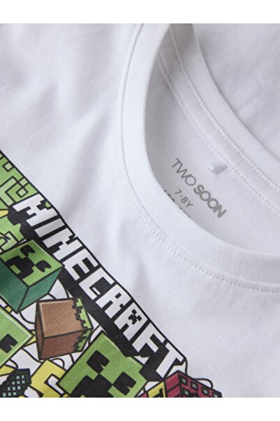 TWO SOON Oberteil Minecraft Kurzarm