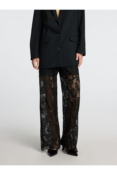 Selected Femme Hose Straight Fit Spitzen