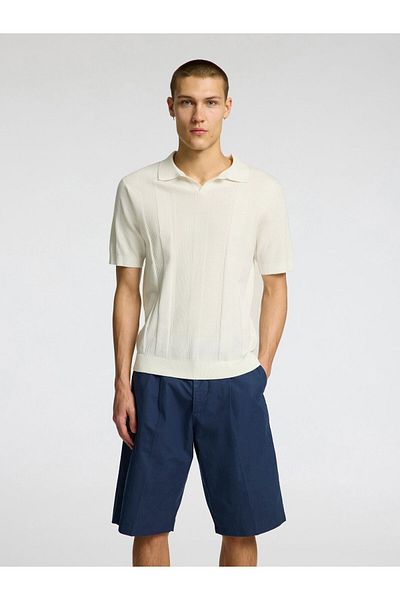 Selected Homme Polohemd aus Strick Kurzarm