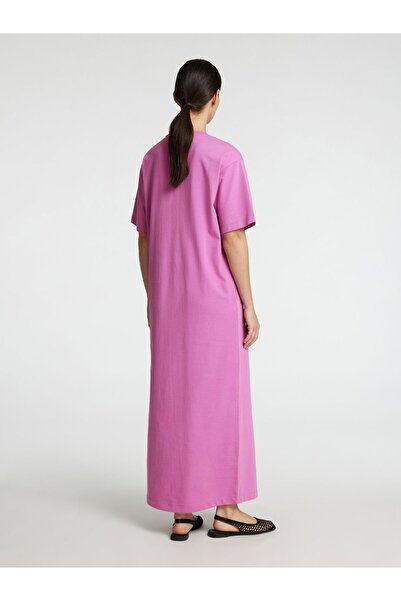 Selected Femme Kleid mit kurzen Ärmeln Maxi