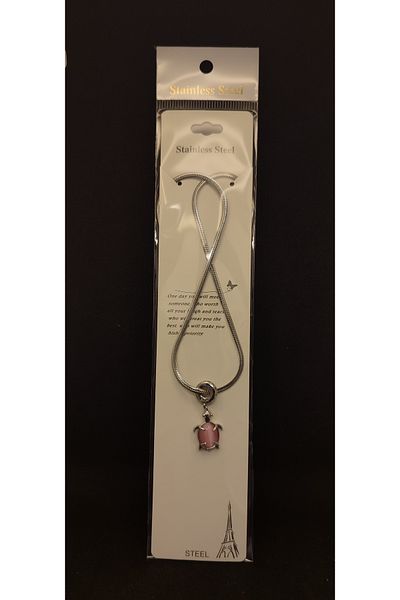 Class Diyar-I Fırsat Zircon Pink Stone Necklace