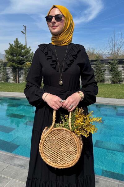 Rabia Şamlı Μαύρο φόρεμα Jale