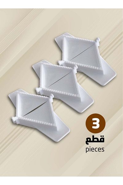 Asraar 3Piece Easy-to-Use Dumpling Mold for Perfect Dumplings,Includes 3 Different Sizes– White