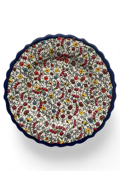 GALATA GIFT Çini Dekoratif Tabak, Duvar, Masa Süsü, Hediyelik El Yapımı (HAND...