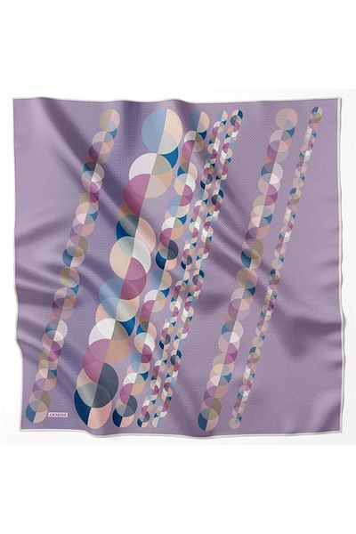 Armine Silk Scarf 8604D-37 Tivil (Silk Ceramic) Scarf
