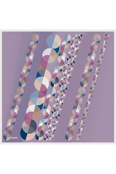 Armine Silk Scarf 8604D-37 Tivil (Silk Ceramic) Scarf