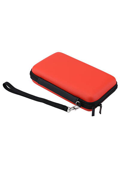 ALLOYSEED حقيبة حمراء محمولة لتخزين الألعاب، وحقيبة حمل، وغطاء صلب، وصندوق حم...