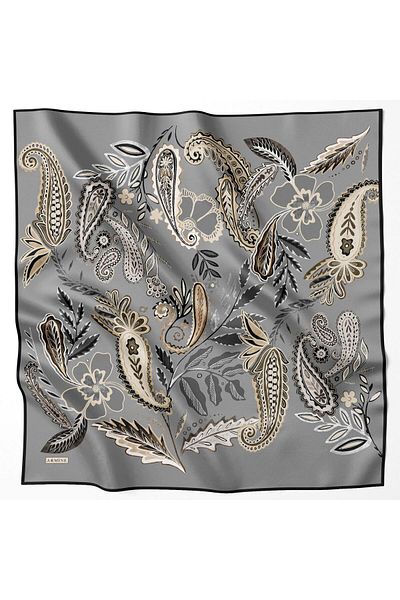 Armine Silk Scarf - Nostalgia Series - 8657d-35 - Tivil