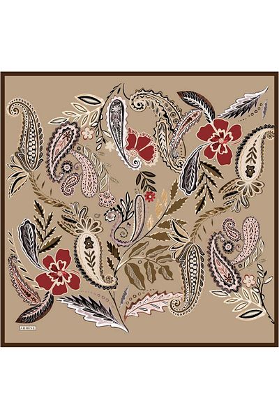 Armine Silk Scarf - 8657D-38 - Tivil