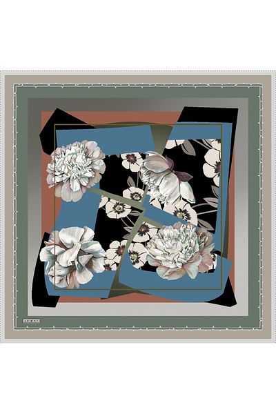 Armine Silk Scarf - 8644D-23 - Tivil