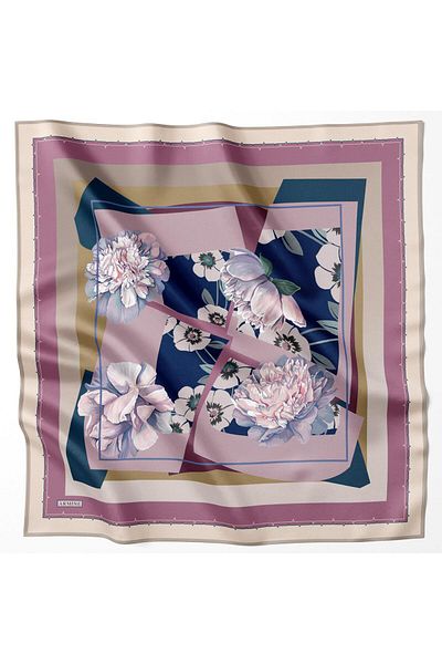 Armine Silk Scarf - Nostalgia Series - 8644d-35 - Tivil