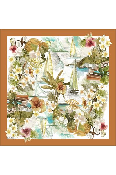 Armine Silk Scarf - 8754D-31 - Sura