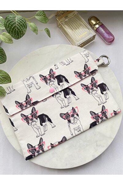 By Selen Suyolcu Clutch Model Multi-Purpose Lined Makeup & Travel Bag