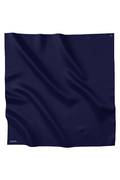 Armine Μονόχρωμο μεταξωτό φουλάρι - Adre-409 - Tivil - Navy Blue