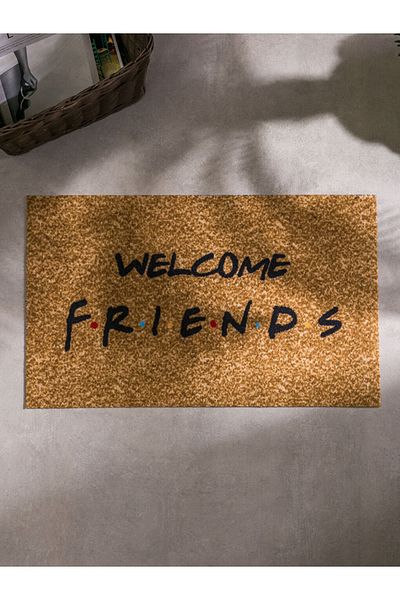LC Waikiki Νέα συλλογή Friends Printed 45x75 cm Χαλάκι μπάνιου
