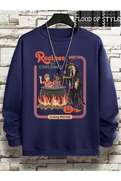 Flood Of Style Hip Hop Harajuku Recepti u Vintage Stilu za Decu Mornarsko Plava