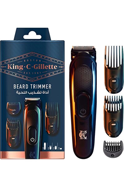 Gillette مجموعة تشذيب اللحية اللاسلكية للرجال من كينج سي