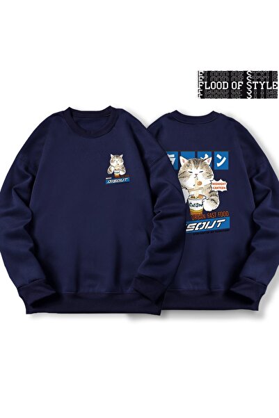 Flood Of Style Hip Hop Harajuku Stil vintage Fidea și sushi japoneze Harajuku...