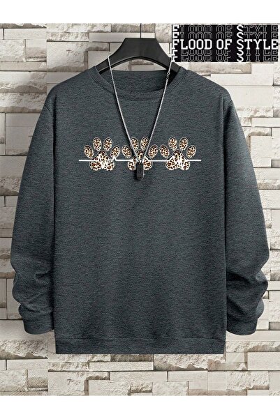 Flood Of Style Hip Hop Harajuku Vintage Style 3 τεμαχίων με στάμπες λεοπάρδαλ...