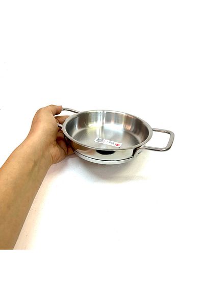 TRENDBULL Stainless Steel - Stay up Stay up Thick Base 14 cm Vertical Egg Pan