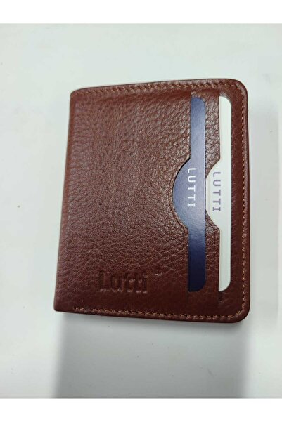 Lutti Mıknatıslı Hakiki Deri Kartlık Cüzdan