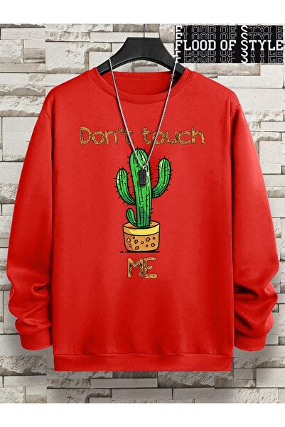 Flood Of Style Hip Hop Harajuku Vintage Stil Ne diraj me, ja sam kaktus Crveni