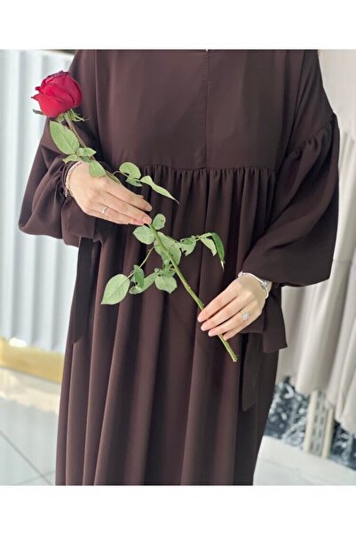 Fashion journey Сукня для хаджу-умри з напівзастібкою-блискавкою на рукаві