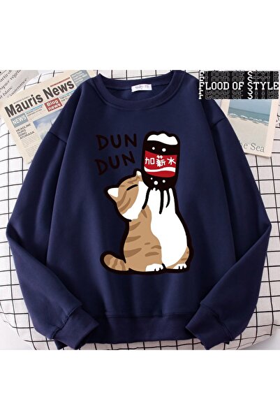 Flood Of Style Hip Hop Harajuku Vintage Stil Povećanje Plate Zabava mačka Sla...