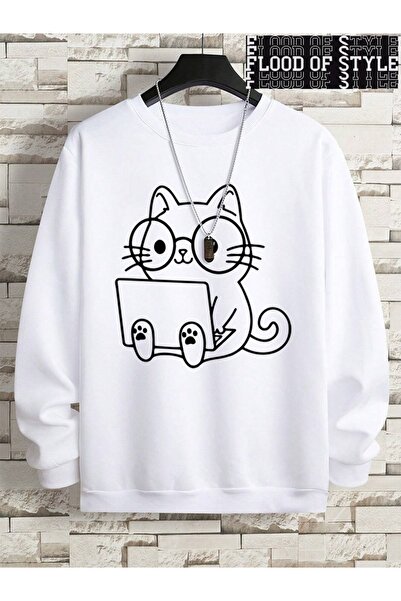 Flood Of Style Hip Hop Harajuku Vintage Style Gentleman cat επαγγελματική εκτ...