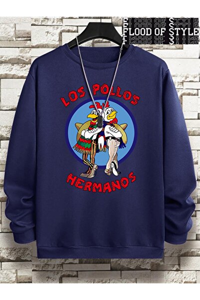 Flood Of Style Hip Hop Harajuku Stil Vintage Pui Frate Amuzant Bleumarin