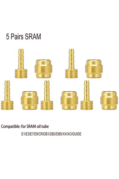 Choice 5 Pairs SRAM Mountain Bike oil needle Brake olive head For SHIMANO DEORE BH90 BH59 SRAM MAGURA oil b