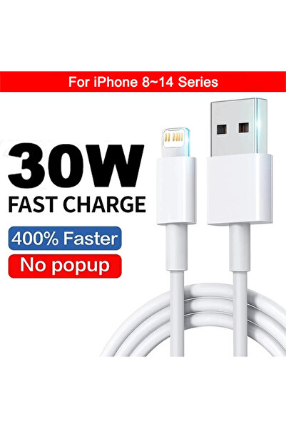Choice كابل USB بطول متر واحد وقوة 30 واط، يدعم الشحن السريع PD، متوافق مع أج...