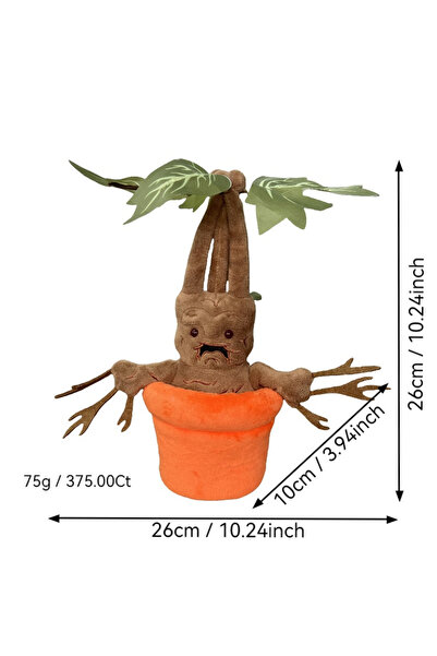 Choice لعبة ماندريك القطيفة الجديدة 35 سم 22 سم، دمية أنمي محشوة ناعمة على شك...