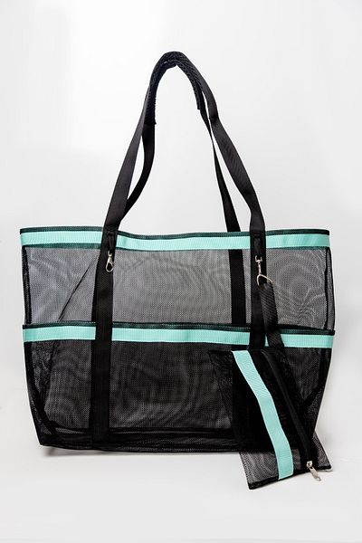 HOLIDAY BAG Beach Bag Set (1 Beach Bag + 2 Beach Towels + 2 Slippers)