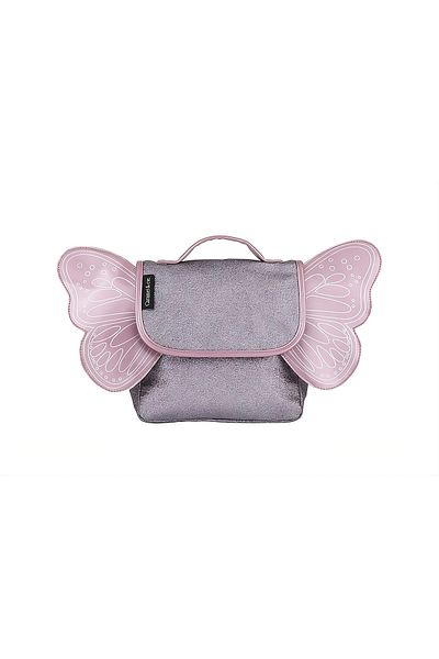 caramel cie Purple Glitter Butterfly Bag